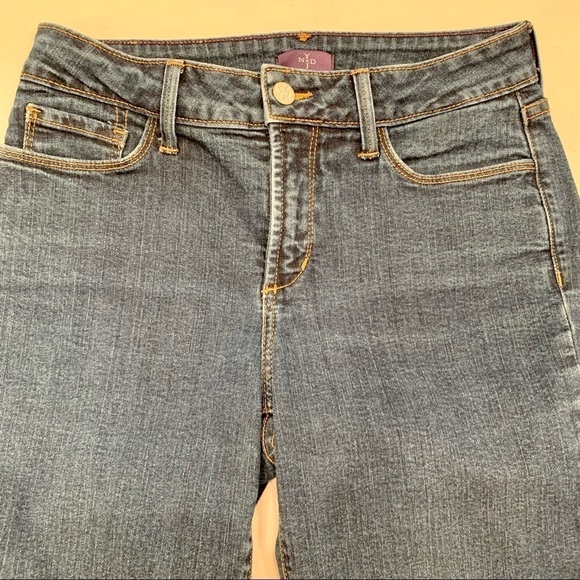 NYDJ Jeans Adult Size 4 Blue Skinny Denim Medium Wash Stretch Pockets Women - Picture 6 of 10